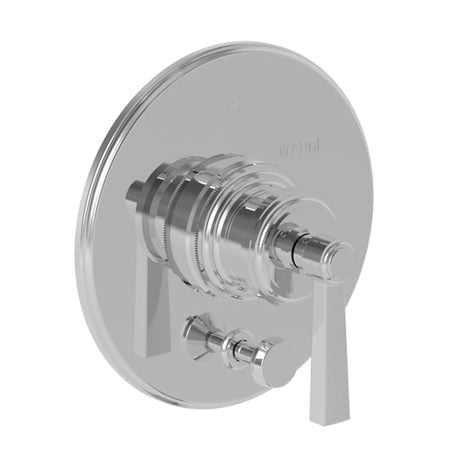 Newport Brass Balanced Tub & Shower Diverter Plate With Handle in Polished Chrome 5-1622BP-26